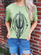 Mitternachtskaktus-T-Shirt